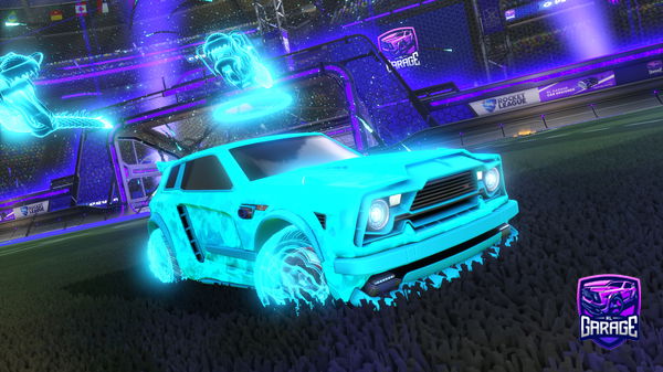 A Rocket League car design from IsakTheNerd