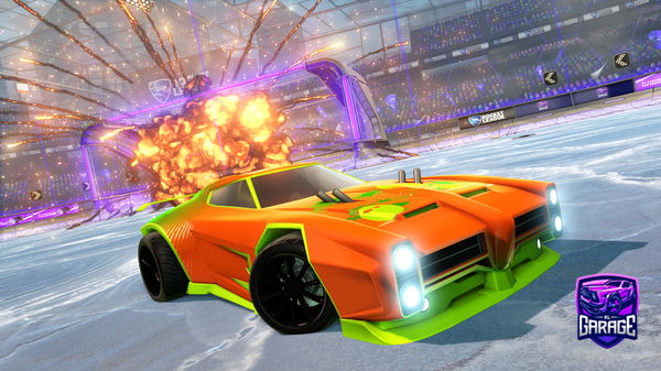 A Rocket League car design from Meufi