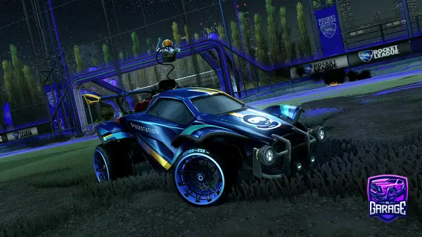 A Rocket League car design from GRANNIRO