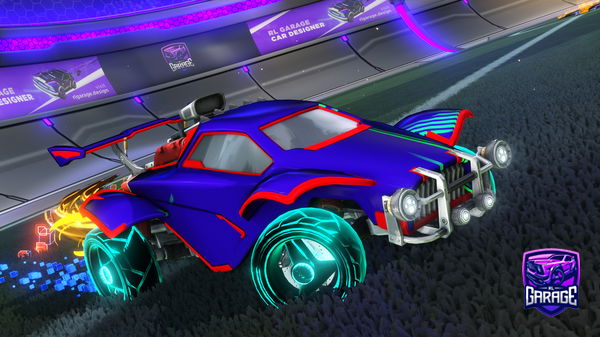 A Rocket League car design from toadofdeath