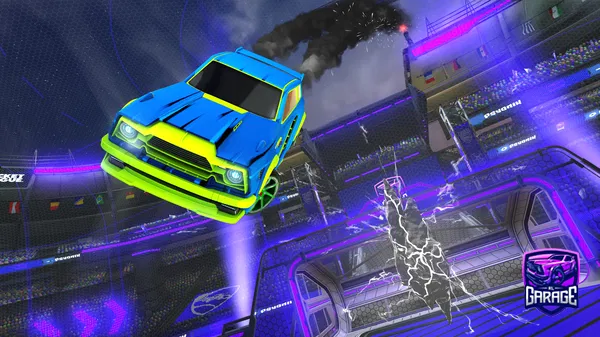 A Rocket League car design from MultipleFly1206