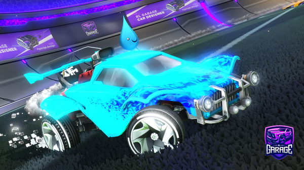 A Rocket League car design from Jakkalops