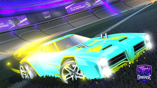 A Rocket League car design from JWBACON2012