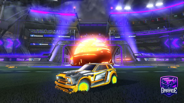 A Rocket League car design from Jdastoney