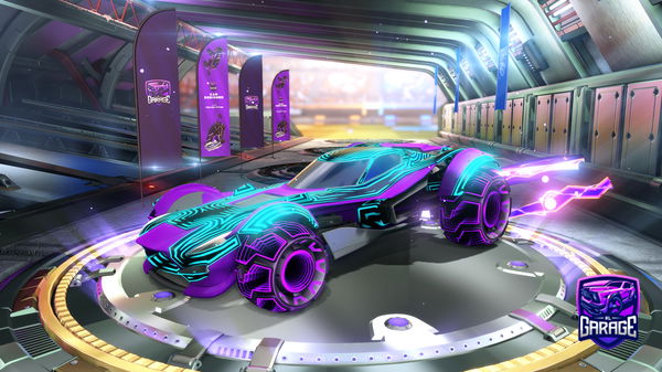 A Rocket League car design from ferweny