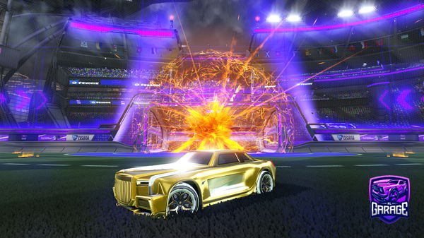 A Rocket League car design from CatchABootyGang