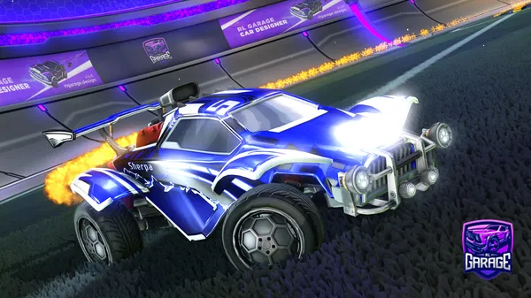 A Rocket League car design from Outburst