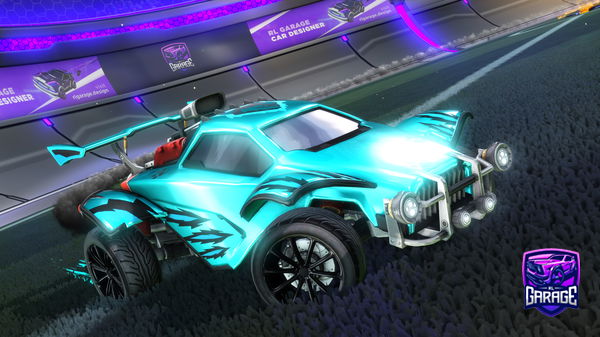 A Rocket League car design from ImSilvver