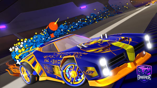 A Rocket League car design from abspielen