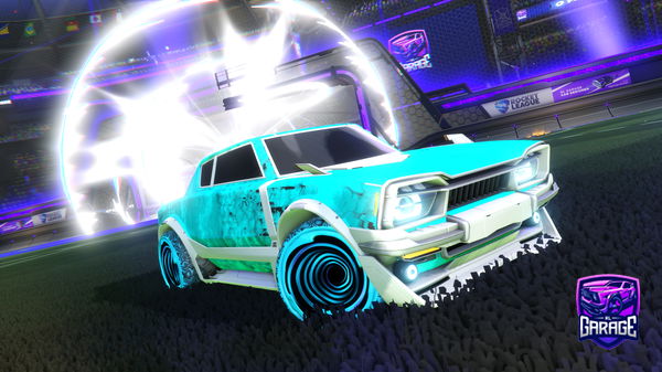A Rocket League car design from Karimpara