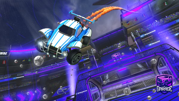 A Rocket League car design from pixellight