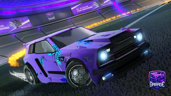 A Rocket League car design from Outburst