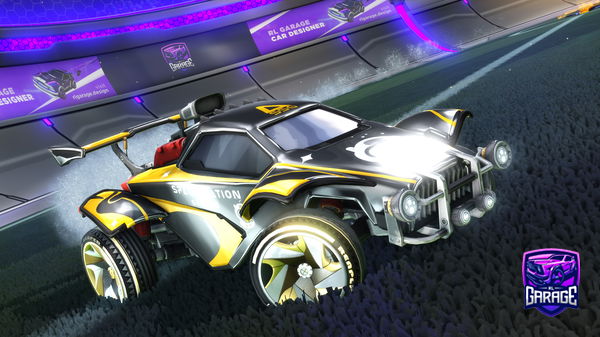 A Rocket League car design from danbow88