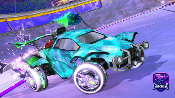 A Rocket League car design from -Goose-