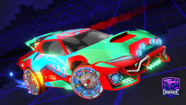 A Rocket League car design from BxbyCrxzy