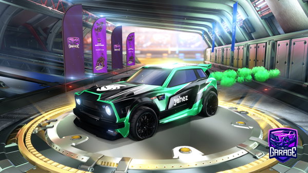 A Rocket League car design from Rafey733YT