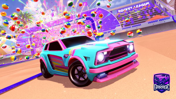 A Rocket League car design from Ludde1209