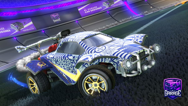 A Rocket League car design from xEMIRUJx