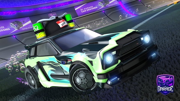A Rocket League car design from logipoo
