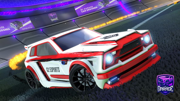 A Rocket League car design from Sharkboiii