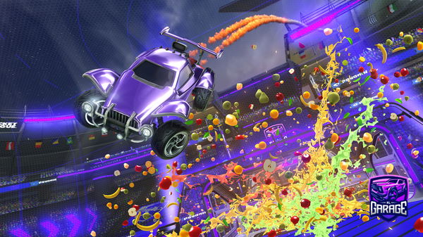 A Rocket League car design from vomastek