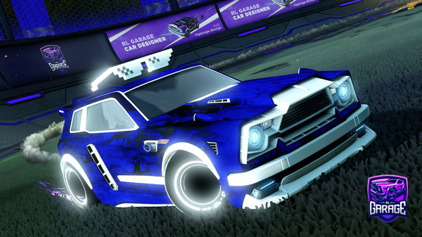 A Rocket League car design from sxmmysamsam