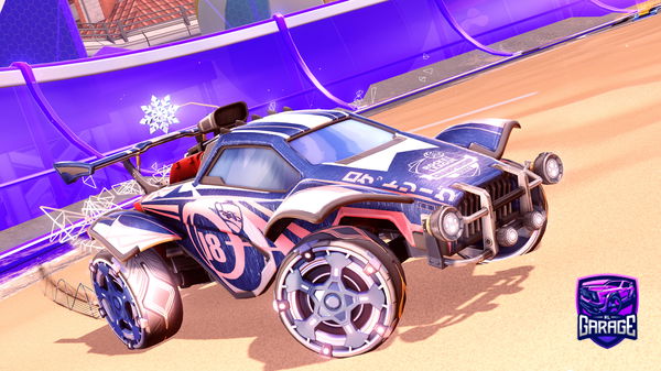 A Rocket League car design from -V3N0M-