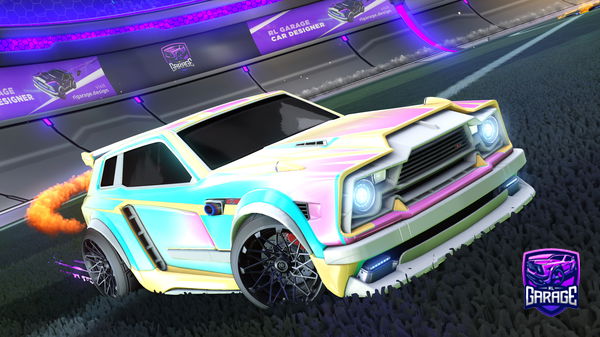 A Rocket League car design from Zoey07