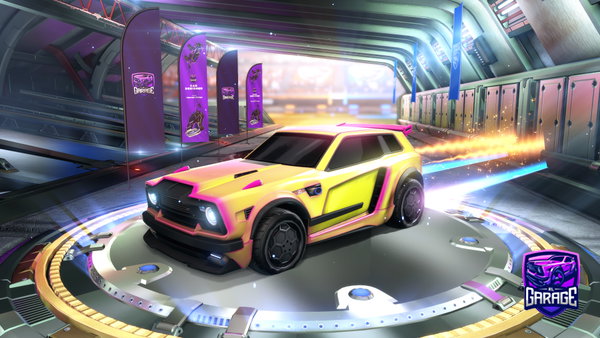 A Rocket League car design from Bananana-_-