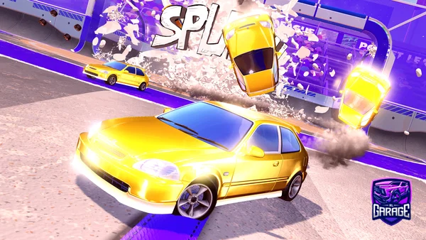 A Rocket League car design from Dragoncitow