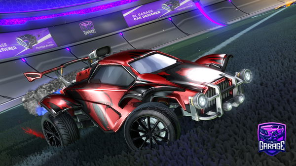 A Rocket League car design from xGqDw1