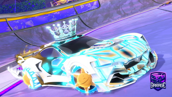 A Rocket League car design from -Goose-