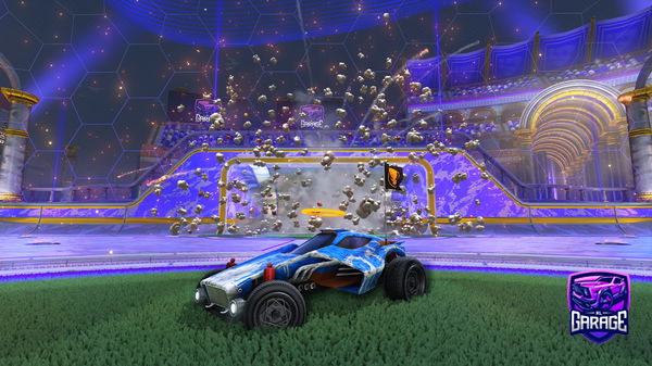 A Rocket League car design from Blu3stormz