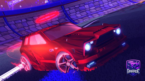 A Rocket League car design from djlightningpig2