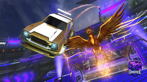 A Rocket League car design from TeslaLover22