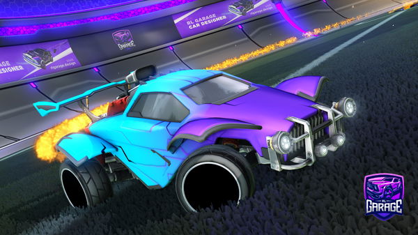 A Rocket League car design from Gummibear