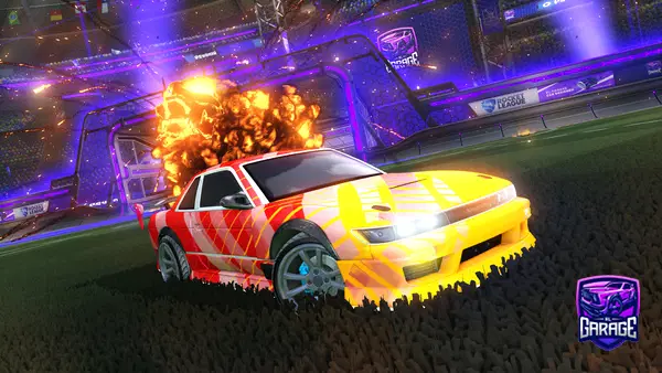 A Rocket League car design from SAMI-_-alhelo