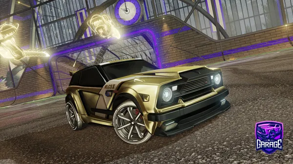 A Rocket League car design from TrickyTeK