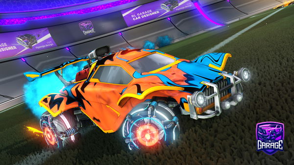 A Rocket League car design from umokitzme