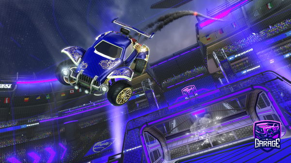 A Rocket League car design from Gabbosplesh