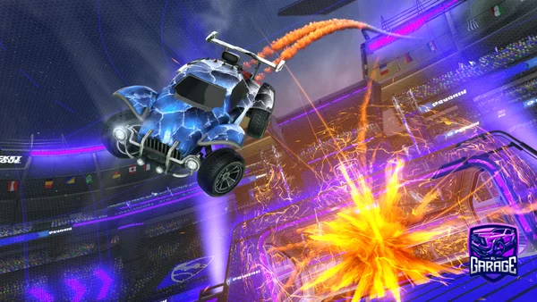 A Rocket League car design from P03sB0i
