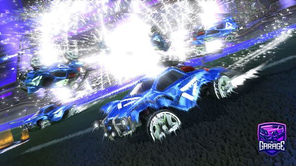 A Rocket League car design from Gtkrn