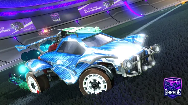 A Rocket League car design from race5144