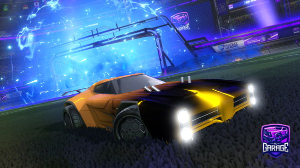 A Rocket League car design from thunderboy2708