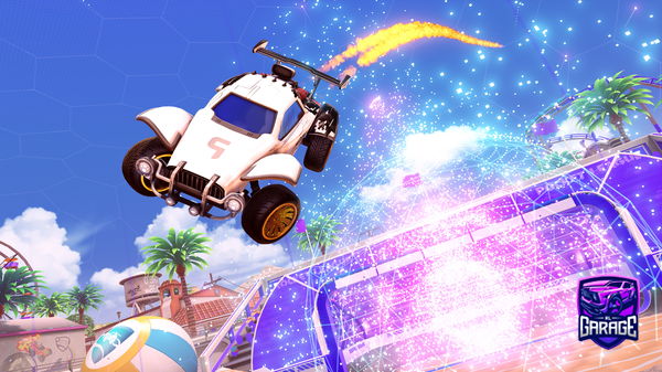 A Rocket League car design from X7-Ha7za