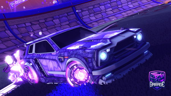 A Rocket League car design from Vinetangler