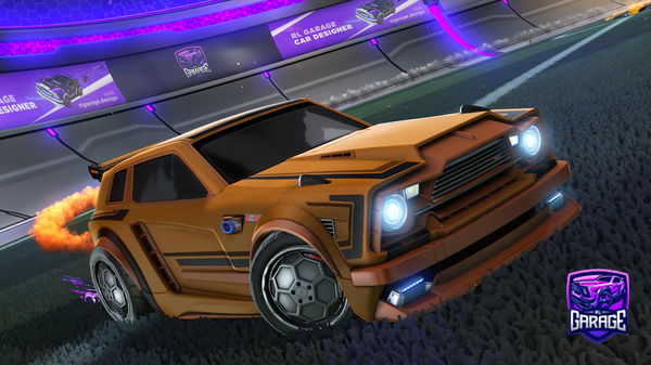 A Rocket League car design from Fismat