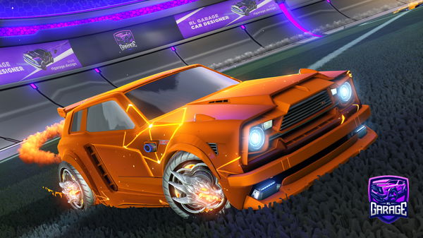 A Rocket League car design from Nut3lla