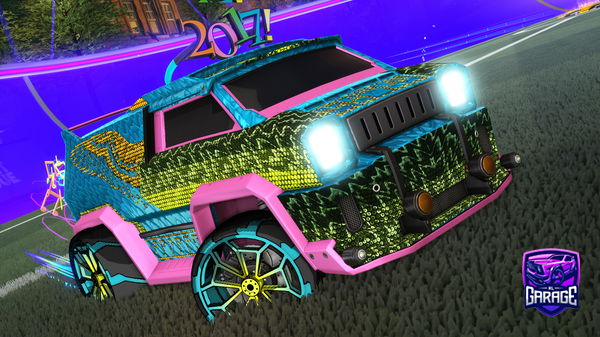 A Rocket League car design from Vtr_Mr