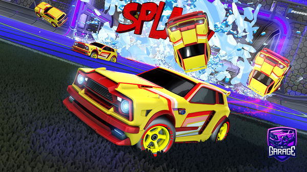 A Rocket League car design from abrokenlink